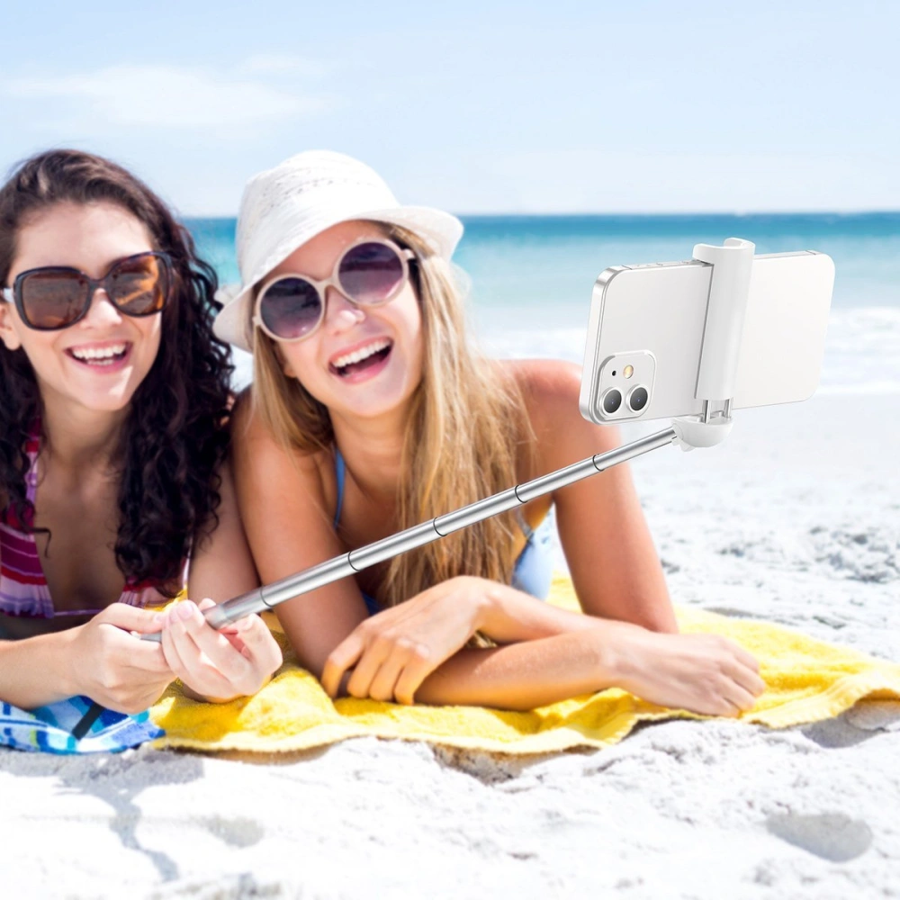 Hurtownia GSM - Selfie tyč Bluetooth Baseus Ultra Mini (bílá) - BSU2682WHT - {ean13} - Hurt