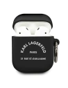 Etui Karl Lagerfeld KLACA2SILRSGBK Apple AirPods cover czarny/black Silicone RSG