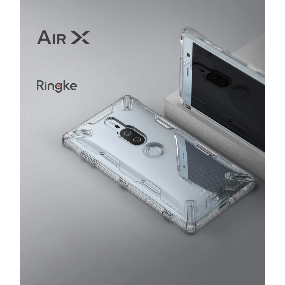 Hurtownia GSM - Etui Ringke Air-X Sony Xperia XZ2 Premium kouřově černé - RGK740SM - {ean13} - Hurt