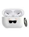 Karl Lagerfeld KLACAPSILCHWH Apple AirPods Pro cover white Silicone Choupette