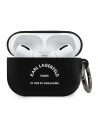 Etui Karl Lagerfeld KLACAPSILRSGBK Apple AirPods Pro kryt černý/black silikon RSG