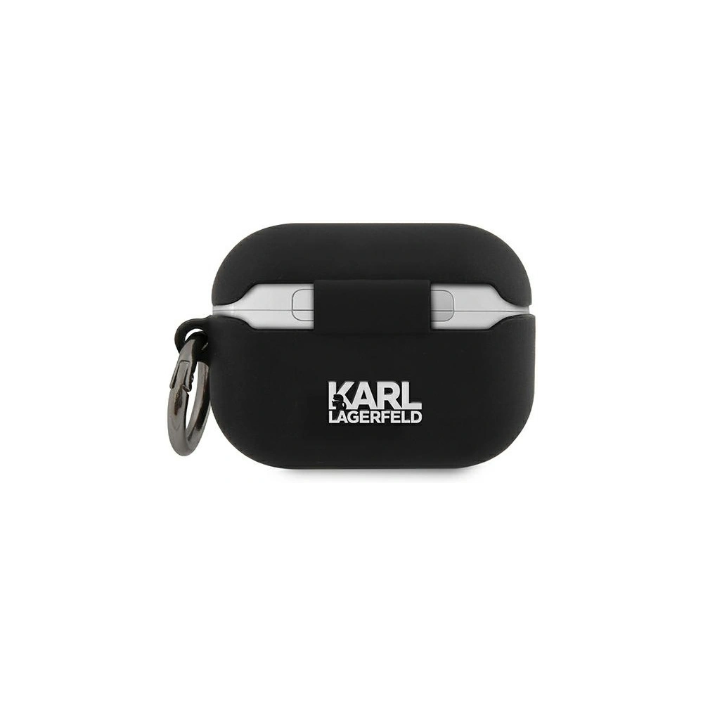 Hurtownia GSM - Etui Karl Lagerfeld KLACAPSILRSGBK Apple AirPods Pro kryt černý/black silikon RSG - KLD486BLK - {ean13} - Hurt