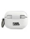 Hurtownia GSM - Etui Karl Lagerfeld KLACAPSILRSGWH Apple AirPods Pro kryt bílý/white silikon RSG - KLD487WHT - {ean13} - Hurt