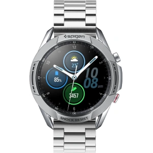 Nakładka Spigen Chrono Shield Samsung Galaxy Watch 3 45mm Silver