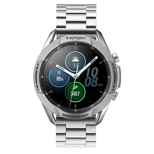 Nakładka Spigen Chrono Shield Samsung Galaxy Watch 3 45mm Silver