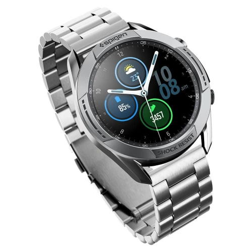 Nakładka Spigen Chrono Shield Samsung Galaxy Watch 3 45mm Silver