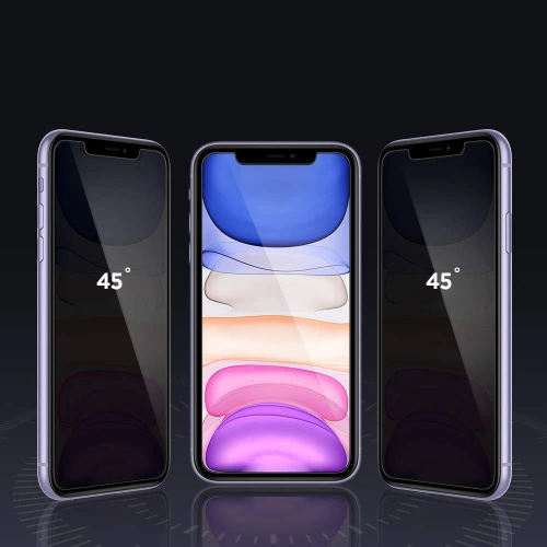 Szkło hartowane Spigen GLAS.tR AlignMaster Apple iPhone 11 Privacy
