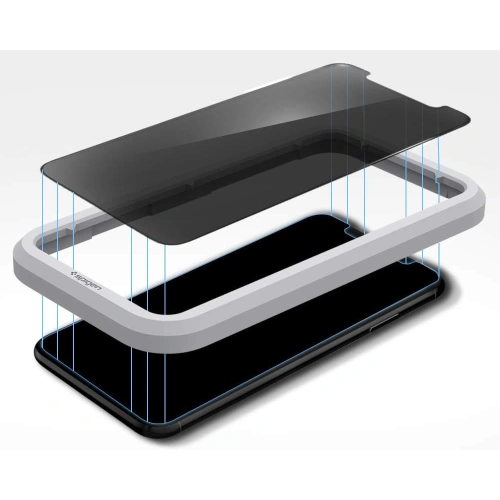 Szkło hartowane Spigen GLAS.tR AlignMaster Apple iPhone 11 Privacy