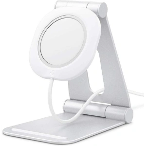 Podstawka do ładowarki Spigen Magfit S Apple MagSafe Charger Stand White