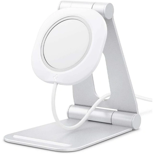 Podstawka do ładowarki Spigen Magfit S Apple MagSafe Charger Stand White