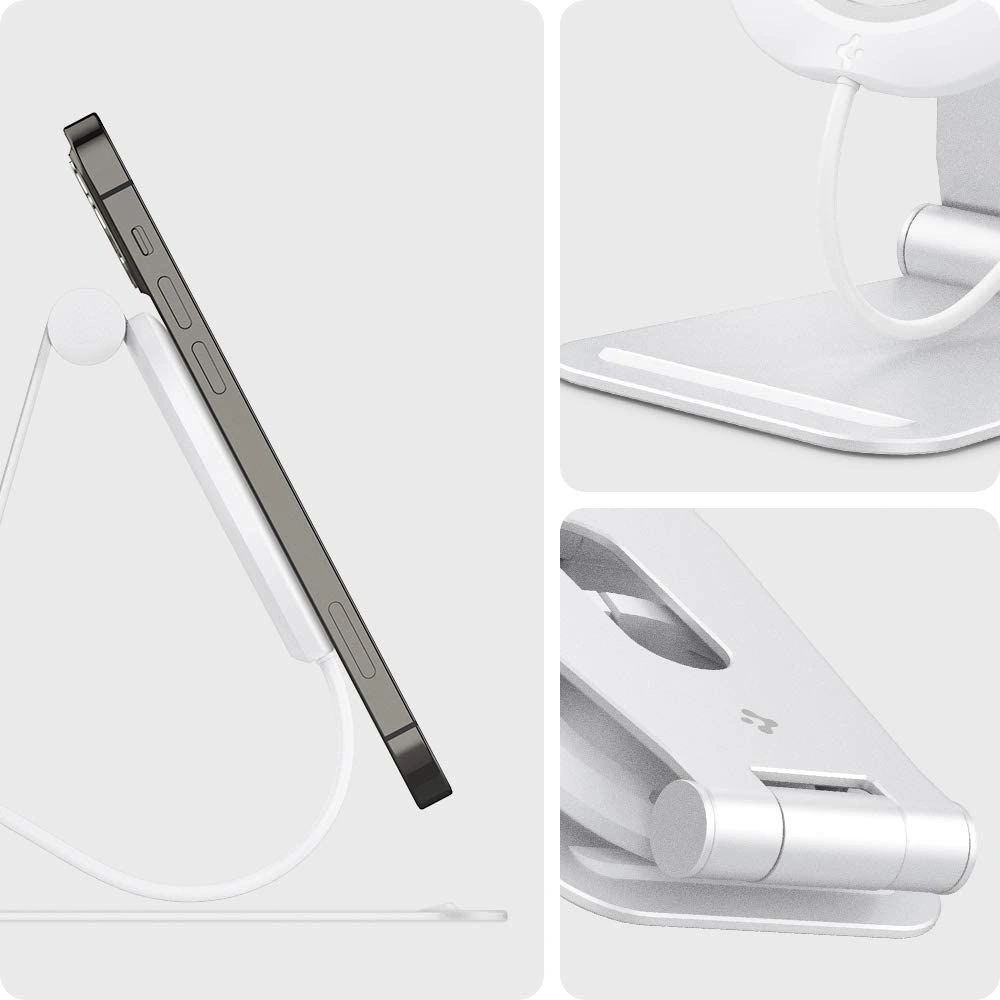 Hurtownia GSM - Podstawka do ładowarki Spigen Magfit S Apple MagSafe Charger Stand White - SPN1615WHT - {ean13} - Hurt