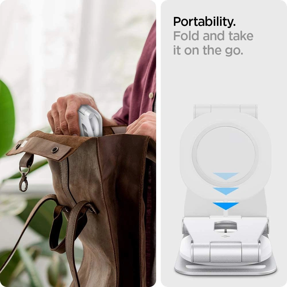 Hurtownia GSM - Podstawka do ładowarki Spigen Magfit S Apple MagSafe Charger Stand White - SPN1615WHT - {ean13} - Hurt