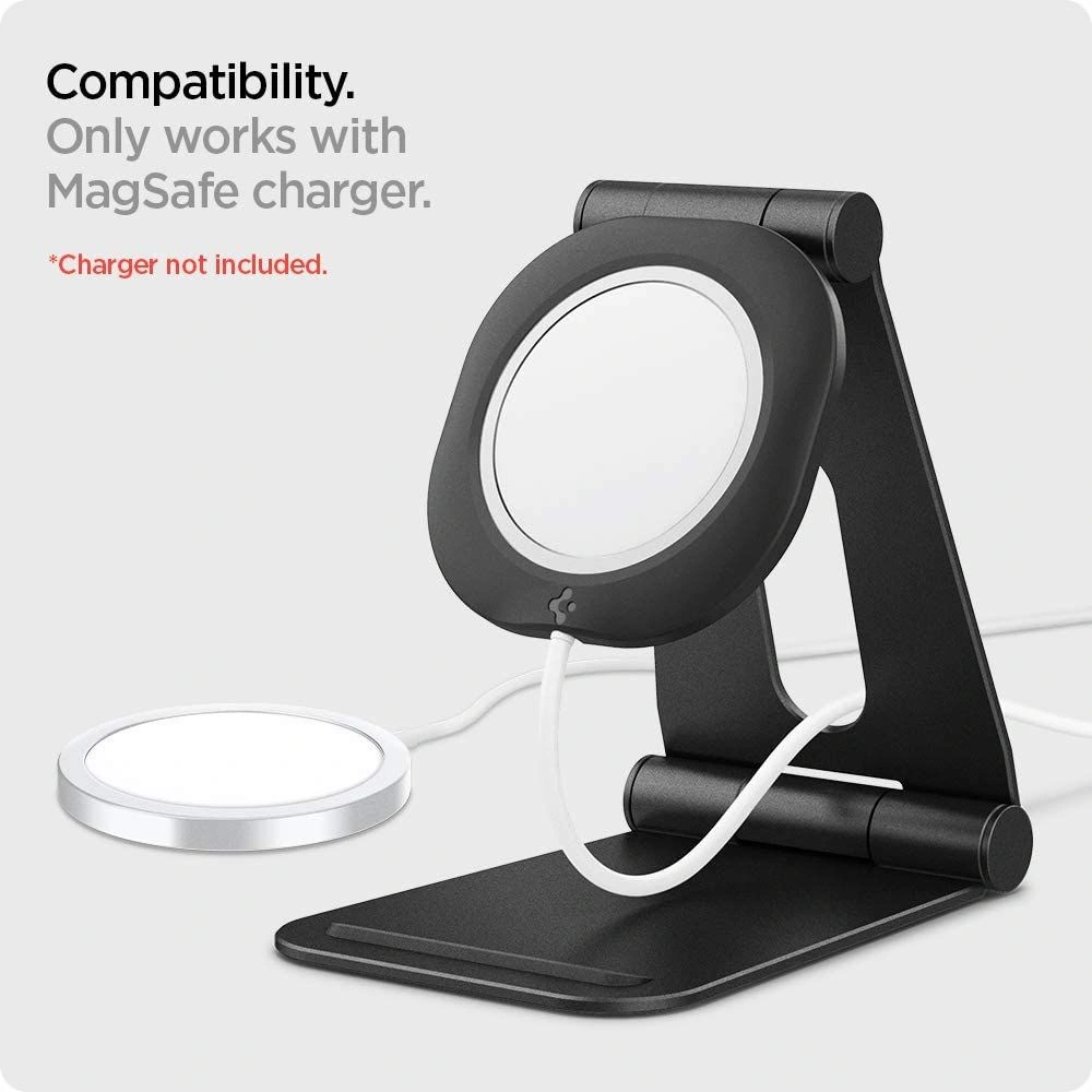 Hurtownia GSM - Podstawka do ładowarki Spigen Magfit S Apple MagSafe Charger Stand Black - SPN1616BLK - {ean13} - Hurt