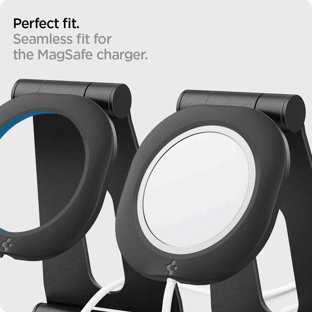 Hurtownia GSM - Podstawka do ładowarki Spigen Magfit S Apple MagSafe Charger Stand Black - SPN1616BLK - {ean13} - Hurt