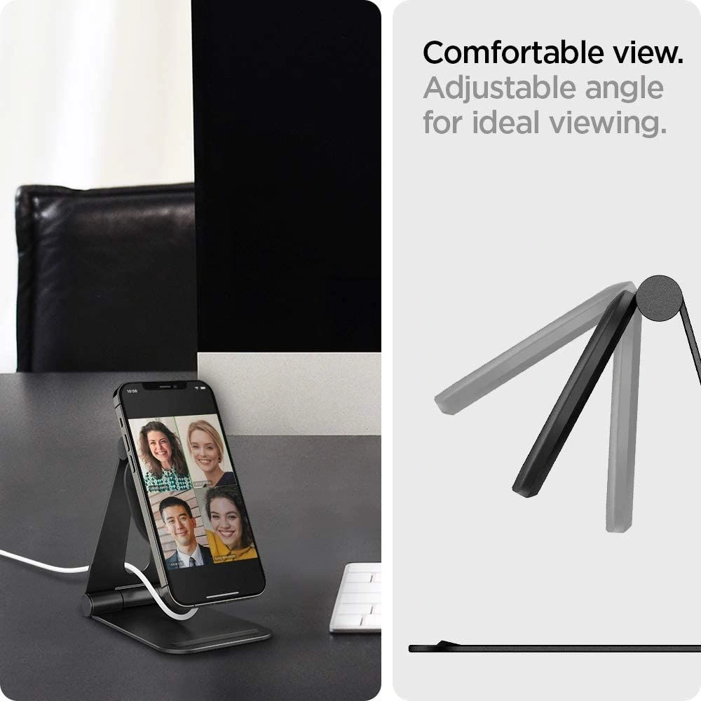Wholesale Spigen Magfit S Apple MagSafe Charger Stand Black - SPN1616BLK - {ean13} - Hurt