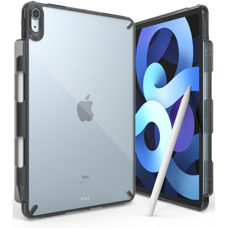 Ringke Distributor - 8809758107014 - RGK1404SM - Ringke Fusion Apple iPad Air 10.9 2020/2022 (4 i 5 gen) / iPad Air 11 2024 (6 gen) Smoke Black - B2B homescreen
