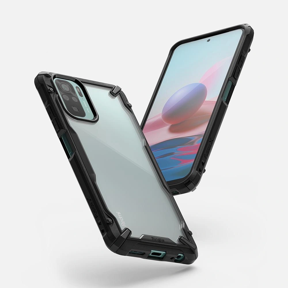 Hurtownia GSM - Etui Ringke Fusion-X Redmi Note 10/10S Tyrkysově zelená - RGK1394GRN - {ean13} - Hurt
