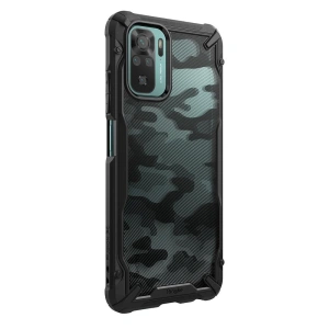 Etui Ringke Fusion-X Design Redmi Note 10/10S Camo (Moro) Black