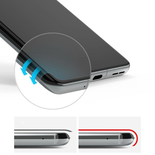 2x folia hydrożelowa OnePlus 9 Pro - Ringke Dual Easy Wing - Home Screen