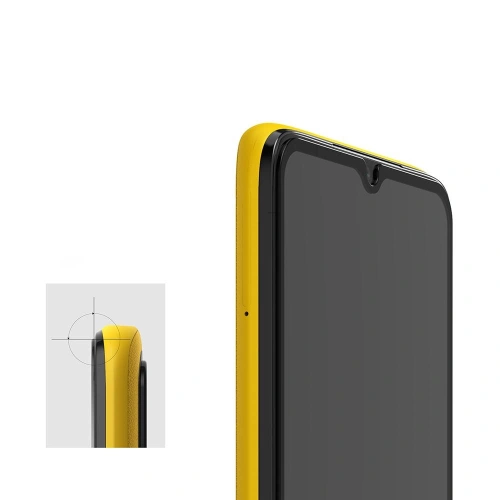 Szkło Pocophone M3 - Ringke ID Full Cover - Home Screen