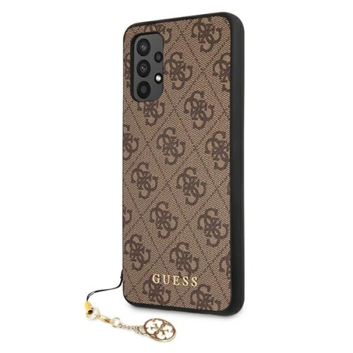 Etui Guess GUHCA325GF4GBR Samsung Galaxy A32 LTE brązowy/brown hard case 4G Charms Collection