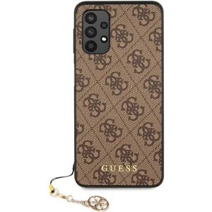 Hurtownia GSM - Etui Guess GUHCA325GF4GBR Samsung Galaxy A32 LTE brązowy/brown hard case 4G Charms Collection - GUE981BR - {ean13} - Hurt