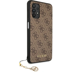 Hurtownia GSM - Etui Guess GUHCA325GF4GBR Samsung Galaxy A32 LTE brązowy/brown hard case 4G Charms Collection - GUE981BR - {ean13} - Hurt