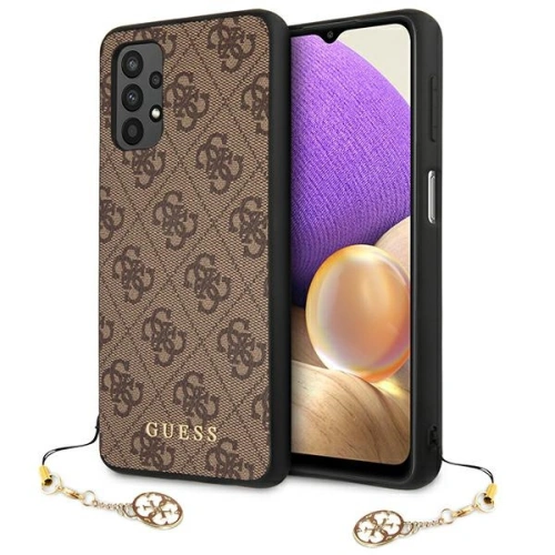 Hurtownia Guess - 3700740498989 - GUE982BR - Etui Guess GUHCA32GF4GBR Samsung Galaxy A32 5G brązowy/brown hard case 4G Charms Collection - B2B homescreen