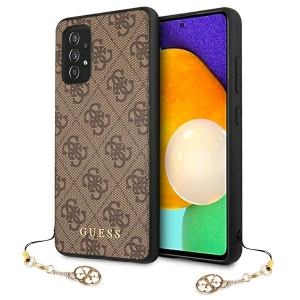 Hurtownia GSM - Etui Guess GUHCA52GF4GBR Samsung Galaxy A52/A52s hnědý/brown tvrdý obal 4G Charms Collection - GUE983BR - {ean13} - Hurt