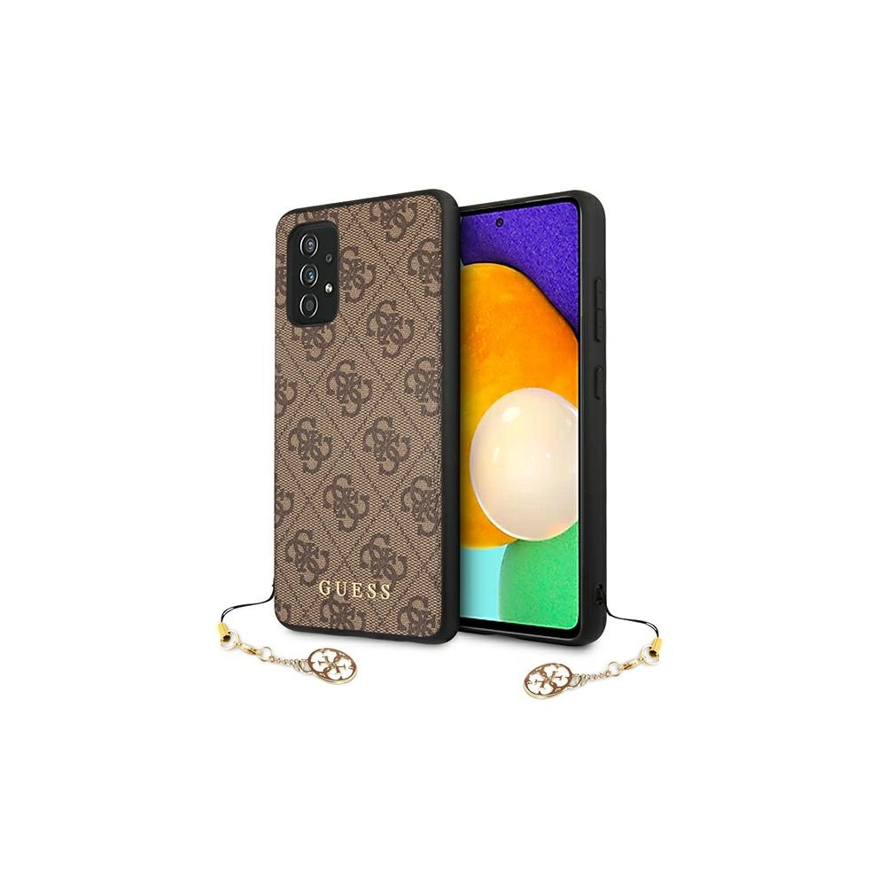 Hurtownia GSM - Etui Guess GUHCA52GF4GBR Samsung Galaxy A52/A52s hnědý/brown tvrdý obal 4G Charms Collection - GUE983BR - {ean13} - Hurt