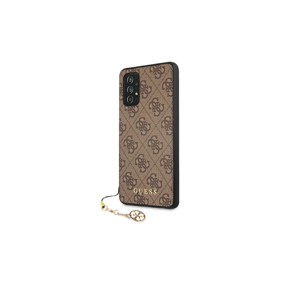 Hurtownia GSM - Etui Guess GUHCA52GF4GBR Samsung Galaxy A52/A52s hnědý/brown tvrdý obal 4G Charms Collection - GUE983BR - {ean13} - Hurt