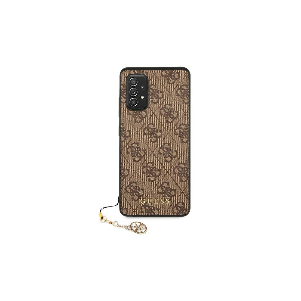 Hurtownia GSM - Etui Guess GUHCA52GF4GBR Samsung Galaxy A52/A52s hnědý/brown tvrdý obal 4G Charms Collection - GUE983BR - {ean13} - Hurt