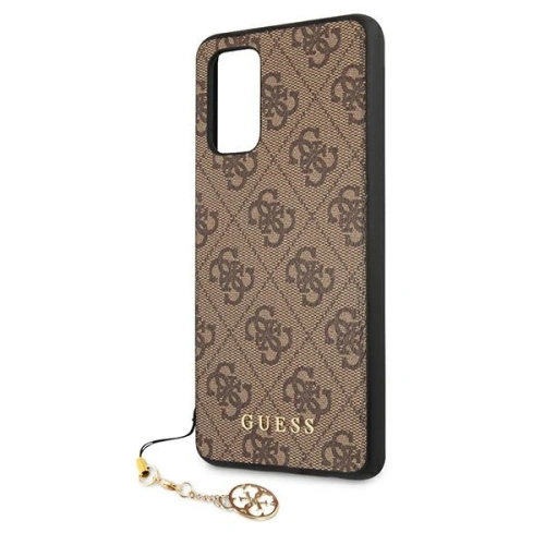 Etui Guess GUHCA52GF4GBR Samsung Galaxy A52/A52s brązowy/brown hard case 4G Charms Collection