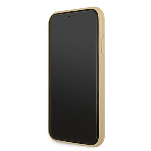 Etui Guess GUHCN61RSAVSLG Apple iPhone 11 złoty/gold hardcase Saffiano Vintage Script
