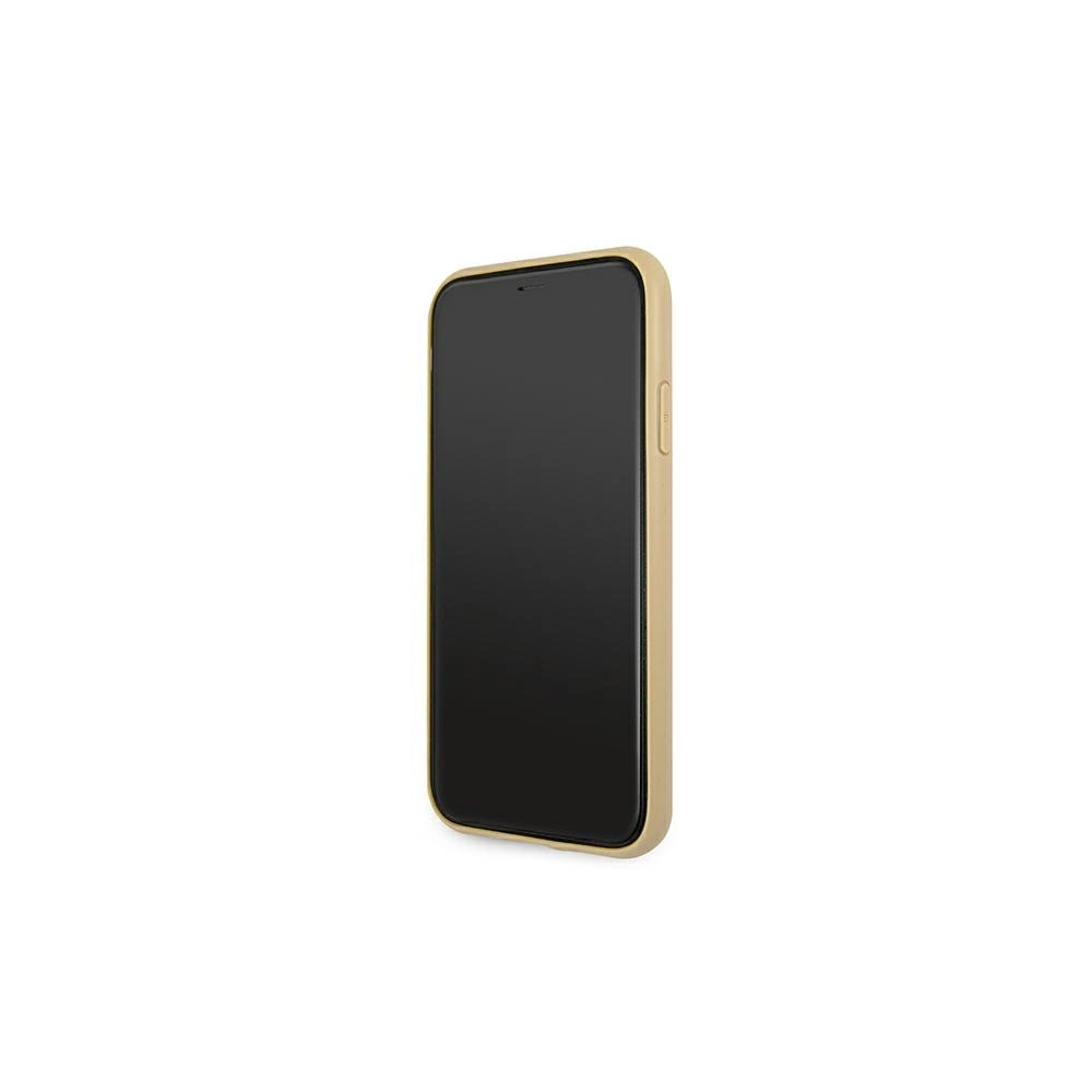 Hurtownia GSM - Etui Guess GUHCN61RSAVSLG Apple iPhone 11 złoty/gold hardcase Saffiano Vintage Script - GUE985GLD - {ean13} - Hurt