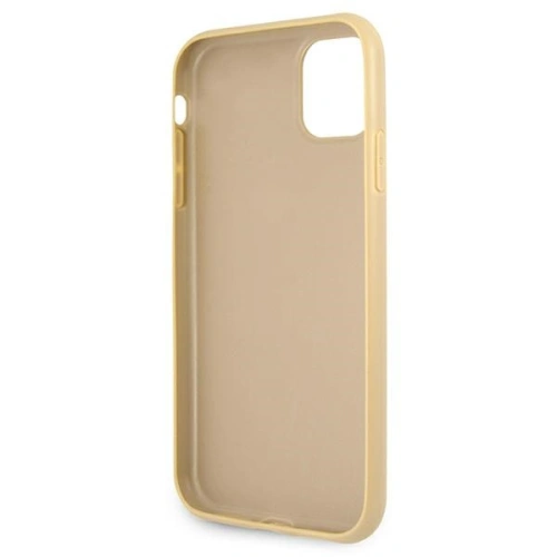 Etui Guess GUHCN61RSAVSLG Apple iPhone 11 złoty/gold hardcase Saffiano Vintage Script