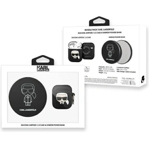 Hurtownia GSM - Etui Karl Lagerfeld KLBPPBOA2K Apple AirPods + Powerbank Ikonik - KLD489 - {ean13} - Hurt