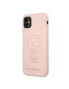 Hurtownia GSM - Etui Karl Lagerfeld KLHCN61SILTTPI Apple iPhone 11 Silicone Ikonik Outline růžový/pink - KLD491PNK - {ean13} - Hurt