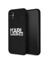 Etui Karl Lagerfeld KLHCN61SLKLRBK Apple iPhone 11 Silicone Stack Logo czarny/black