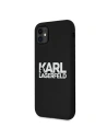 Hurtownia GSM - Etui Karl Lagerfeld KLHCN61SLKLRBK Apple iPhone 11 Silicone Stack Logo czarny/black - KLD493BLK - {ean13} - Hurt