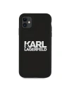 Hurtownia GSM - Etui Karl Lagerfeld KLHCN61SLKLRBK Apple iPhone 11 Silicone Stack Logo czarny/black - KLD493BLK - {ean13} - Hurt