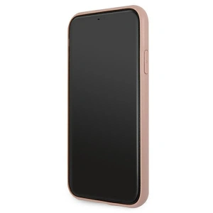 Etui Guess GUHCN61RSAVSRG Apple iPhone 11 różowy/pink hardcase Saffiano Vintage Script