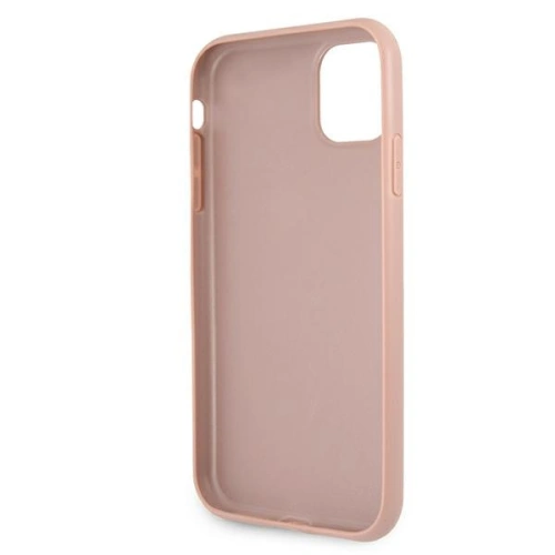 Etui Guess GUHCN61RSAVSRG Apple iPhone 11 różowy/pink hardcase Saffiano Vintage Script