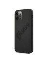 Wholesale Guess GUHCP12LRSAVSBK Apple iPhone 12 Pro Max black hardcase Saffiano Vintage Script - GUE987BLK - {ean13} - Hurt