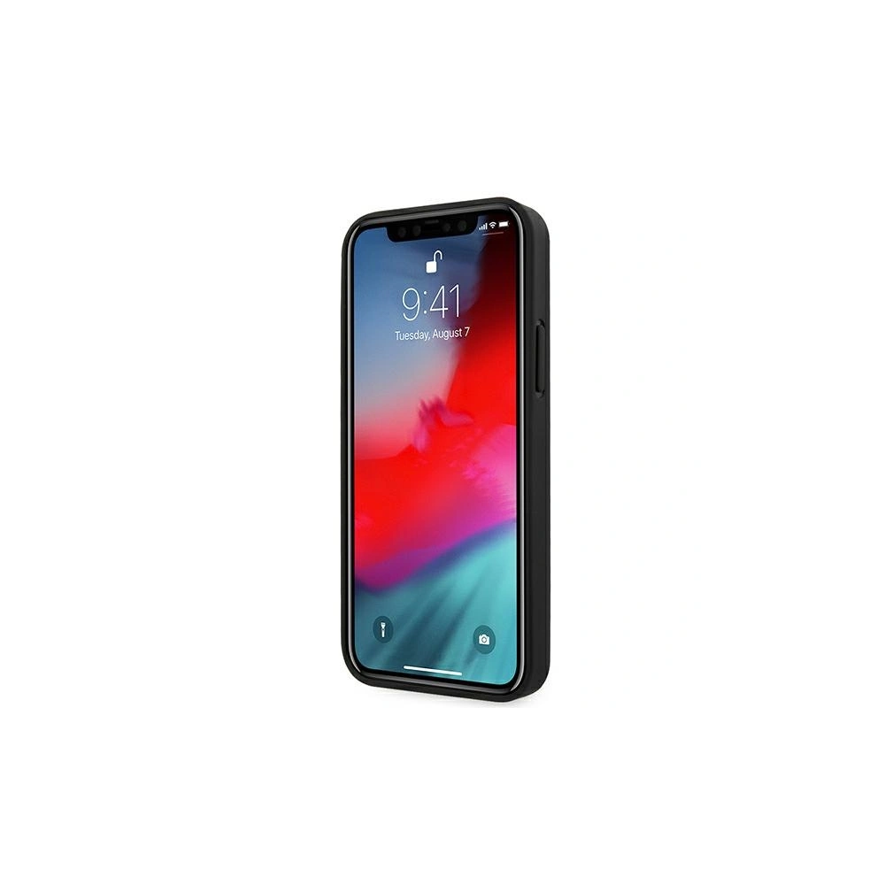 Hurtownia GSM - Etui Guess GUHCP12LRSAVSBK Apple iPhone 12 Pro Max czarny/black hardcase Saffiano Vintage Script - GUE987BLK - {ean13} - Hurt