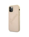 Wholesale Guess GUHCP12LRSAVSLG Apple iPhone 12 Pro Max gold hardcase Saffiano Vintage Script - GUE988GLD - {ean13} - Hurt
