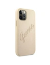Hurtownia GSM - Etui Guess GUHCP12LRSAVSLG Apple iPhone 12 Pro Max złoty/gold hardcase Saffiano Vintage Script - GUE988GLD - {ean13} - Hurt