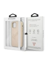 Wholesale Guess GUHCP12LRSAVSLG Apple iPhone 12 Pro Max gold hardcase Saffiano Vintage Script - GUE988GLD - {ean13} - Hurt