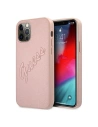 Hurtownia GSM - Etui Guess GUHCP12LRSAVSRG Apple iPhone 12 Pro Max różowy/pink hardcase Saffiano Vintage Script - GUE989PNK - {ean13} - Hurt