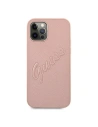 Hurtownia GSM - Etui Guess GUHCP12LRSAVSRG Apple iPhone 12 Pro Max różowy/pink hardcase Saffiano Vintage Script - GUE989PNK - {ean13} - Hurt